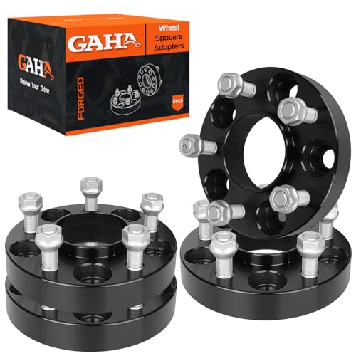 GAHA 5x4.5 Wheel Spacers 70.5mm 1/2"-20 Fit for Ford, for Lincoln, 1 inch - color: 5x4.5inch-70.5mm-4PCS
