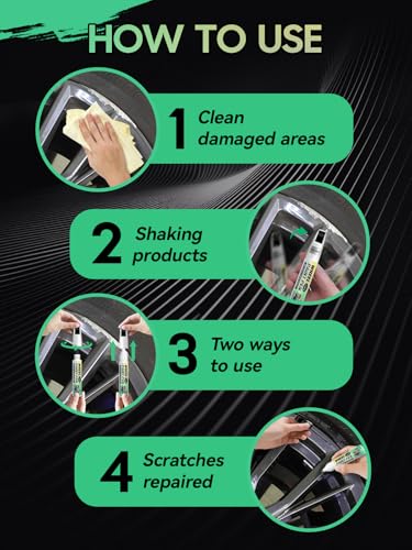Gloss Black Rim Touch Up Paint for Honda,Wheel Scratch Repair Kit for Curb Rash, Rim Repair Kit Color Match Honda Gloss Black Wheel Paint,Long lasting, Resists Water, Uv Rays - color: Gloss Black, style: Honda