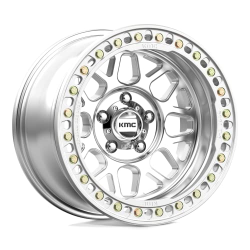 KMC KM235 17X8.5 5X5.0 MACH 00MM Wheel Rim - color: MACHINED, size: 17X8.5, 5X5.0, 4.75, 0mm