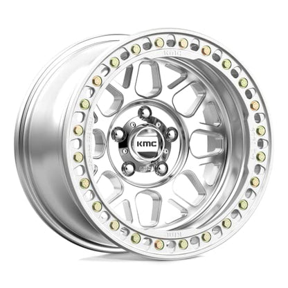 KMC KM235 17X8.5 5X5.0 MACH 00MM Wheel Rim - color: MACHINED, size: 17X8.5, 5X5.0, 4.75, 0mm