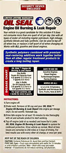 Bar's Leaks OS-1 Oil Seal Engine Oil Burning/Leak Repair, 16.9oz, 1-Pack - size: Pack of 1