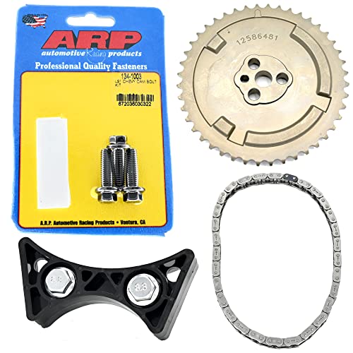 Michigan Motorsports 1-Bolt to 3-Bolt Cam Gear Conversion Kit with Timing Chain | Fits 4.8L 5.3L 5.7L 6.0L LS Engines | LS1 LS2 LS3 LS6 L99 LS4 LS9 LSA LQ4
