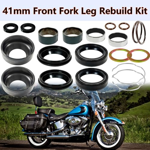 41mm Front Fork Leg Rebuild Kit for Dyna Electra Glide Road Softail