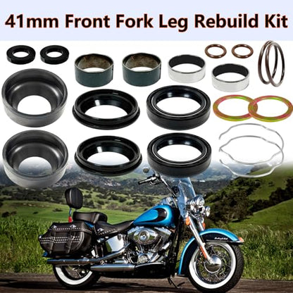41mm Front Fork Leg Rebuild Kit for Dyna Electra Glide Road Softail