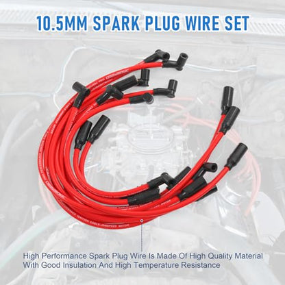 Spark Plug Wire 10.5mm Replacement for Chevy Replacement for GMC 5.0L 5.7L