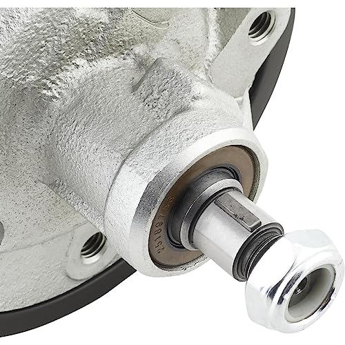 Tuff Stuff Power Steering Pump, Saginaw, 3 gpm, 1200 psi, Steel, Black Powder Coat, Universal, Each