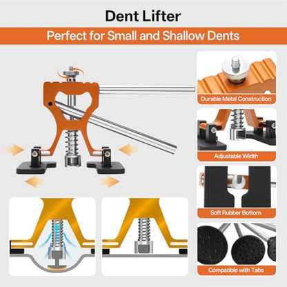 Paintless Dent Repair Kit for Car, PDR Paintless Dent Removal Tools