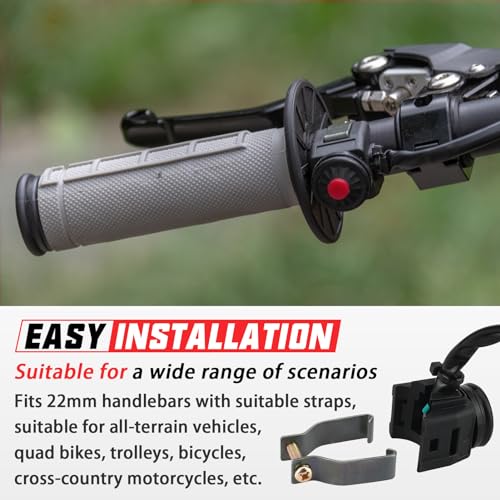 Universal Kill Switch for Motorcycle Dirt Bike minibike Start Stop Switch Horn Button Motorbike ATV Handlebar Light on Off Switch Scooter 7/8inch 22mm Pack of 2