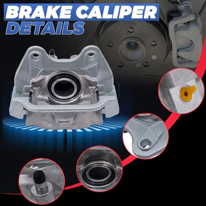 Rear Disc Brake Calipers Compatible with 07-18 Silverado, 18B5030 18B5031 - size: Rear 18B5030+18B5031