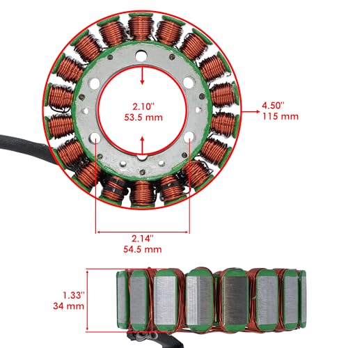 Caltric Stator Regulator Rectifier W/Gasket Compatible With Honda Vt1100C3 Shadow Aero 1100 1998-2000