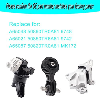 Engine Motor Mount for 2012-2015 Honda Civic 1.8L Coupe/Sedan - size: 2012-2015 Civic 1.8L