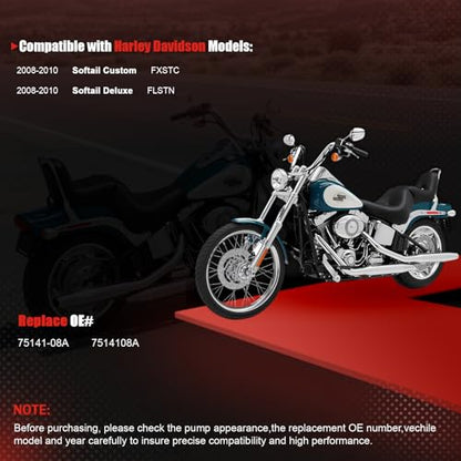 75141-08A Fuel Pump Module Assembly Compatible with Harley-Davidson Softail