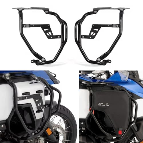 Motorcycle Tank Bar Guard Fit for BMW R1300GS ADV R 1300 GS Adventure Highway Crash Bar Fairing Frame Protection Bumper Engine Tank Guard Protector (Black) - color: Black