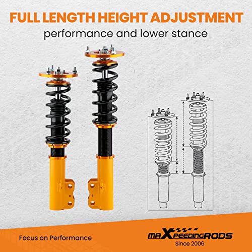 maXpeedingrods Coilovers for Toyota Camry 1992-2001, for Avalon 1995-2003 - color: Gold