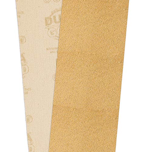 Dura-Gold Premium - 60 Grit Gold - Hook & Loop Backing Longboard Continuous Sandpaper Roll, 2-3/4" Wide, 12 Yards Long - For Automotive & Woodworking Air File Long Board Sanders, Hand Sanding Blocks - size: 60-Grit