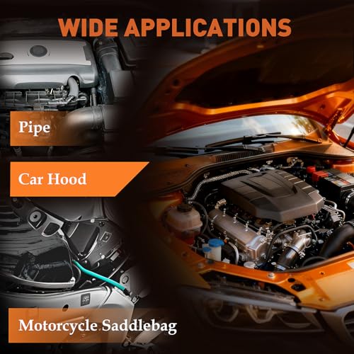 Adhesive Heat Shield Wrap for Automotive, 24 x 12 in, Brown - size: 12" x 24" x 0.02"