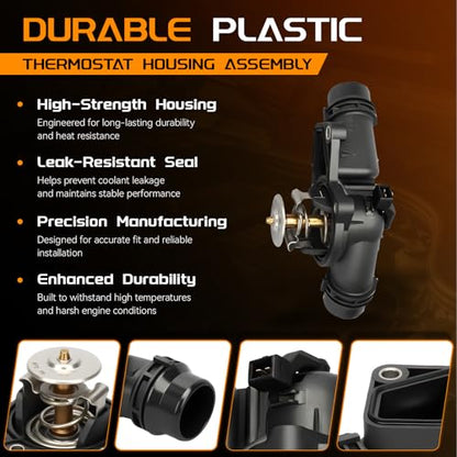 BRTEC Thermostat Assembly with Housing for BMW 325i 330i - color: 11530139877