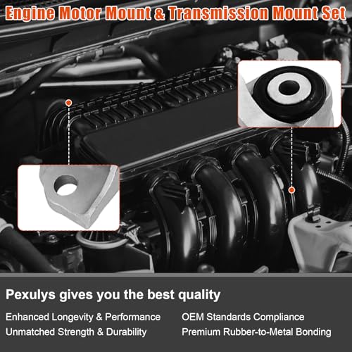 4Pcs Engine Mount For Ram ProMaster 1500/2500/3500 3.6L 2014-2021