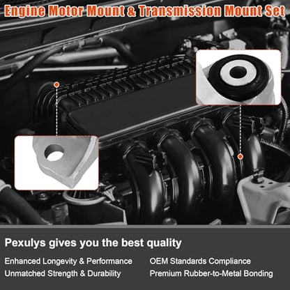 4Pcs Engine Mount For Ram ProMaster 1500/2500/3500 3.6L 2014-2021