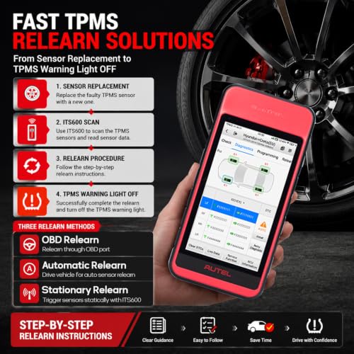 Autel MaxiTPMS ITS600 TPMS Programming Tool, Tire Sensor Activate & Relearn