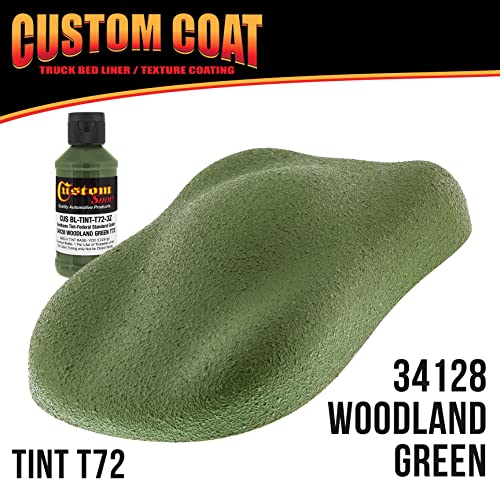 Custom Coat Woodland Green Urethane Spray-On Truck Bed Liner Kit, 1 Gallon