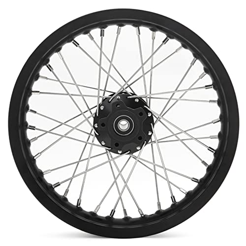 TOFR 14"x2.15" CNC Rear Wheel Rim Hub for Surron SUR-RON Light Bee X LBX - color: Black, size: 14" Rear