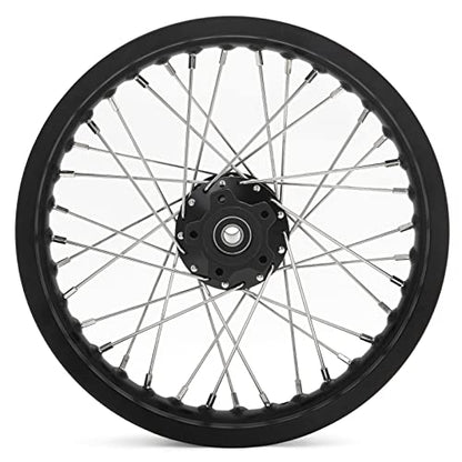 TOFR 14"x2.15" CNC Rear Wheel Rim Hub for Surron SUR-RON Light Bee X LBX - color: Black, size: 14" Rear