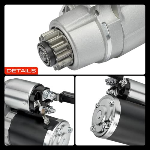 A-Premium Starter Motor, 12V 1.7KW 13 Teeth Counterclockwise