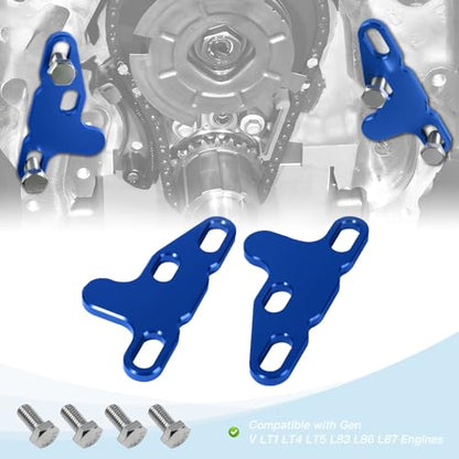 2Pcs Blue Oil Pump Alignment Tool, Cam Swap Guiding Tool for Gen V LT1 LT4 LT5 L83 L86 L87 Engines - color: Blue