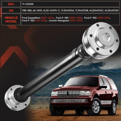938-082 Drive Shaft - Front Driveshaft Propeller Drive Shaft Assembly Compatible with 2007-2014 Expedition，2009-2014 F-150，2007-2014 Navigator - color: 938-082