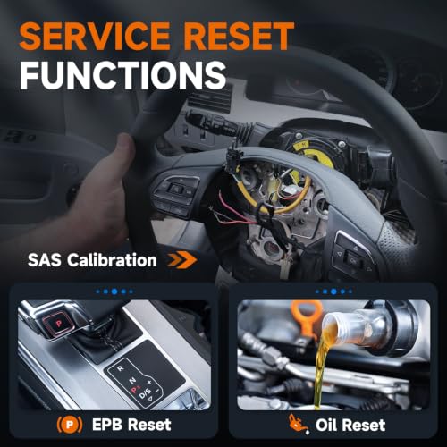 FOXWELL NT630 Plus OBD2 Scanner with ABS and SRS, ABS Auto Bleed, 4 Resets