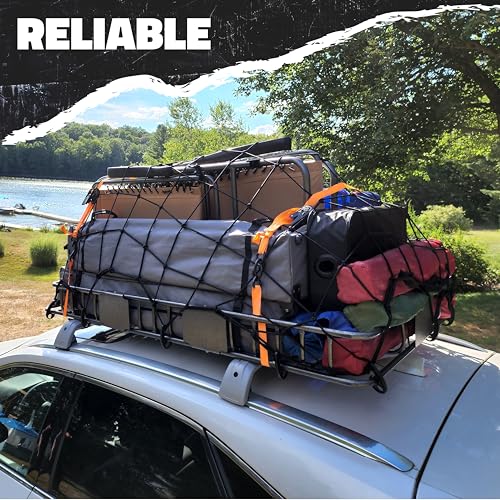 Mockins 39"x36" Elastic Cargo Net for Pickup Truck Bed, Cargo Racks & More - size: 39" x 36"