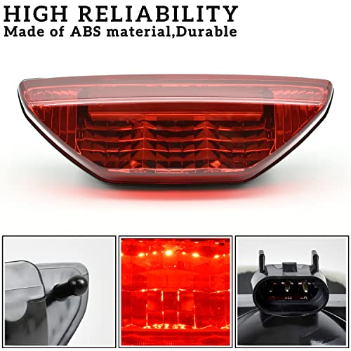 SAUTVS 1PC Red LED Tail Light for Honda Pioneer 500 TRX250 400X 2005-2024