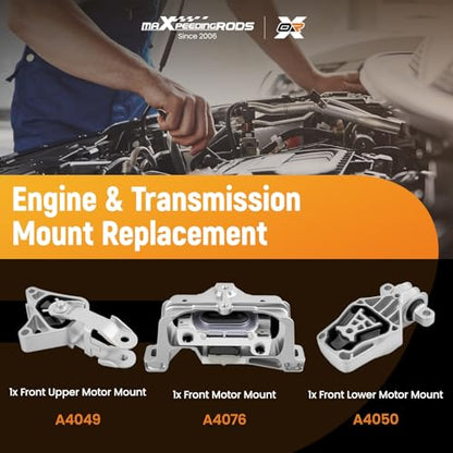 maXpeedingrods 3PCS Engine Motor Mount Kit Replaces A4049 A4050 A4076 Compatible for Mercedes-Benz B250 CLA250 GLA250 GLA45 AMG 2013–2019 - style: A4049