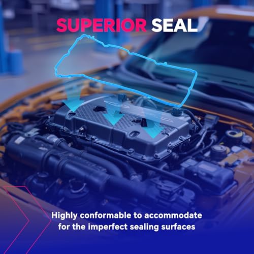 Valve Cover Gasket Compatible with Dodge Challenger Charger, for Chrysler 200 300, for Jeep, for Ram 1500, for Volkswagen 3.6L V6 2011-2020, Engine Gasket Set Replace VS50805R 5184562AC - size: VS50805R