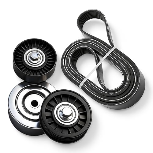 Drive Belt Tensioner Assembly With Serpentine Belt Kit For Dodge Dakota - size: 90K-39120E