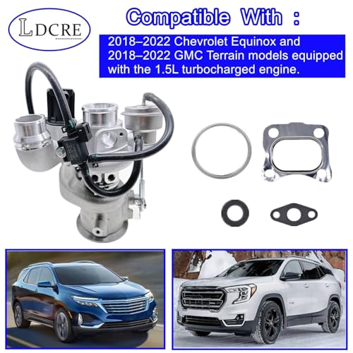 12685688 Turbo Turbocharger Compatible with Chevy Equinox 2018-2022, Compatible with GMC Terrain 2018-2022, Replaces 25206073 12699230 12685688 12679699 847-1653 4918004160 12679399