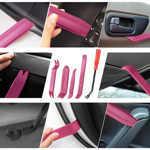 Car Retainer Clips & Fasteners Kit – 33 Universal Sizes Nylon Bumper, Fender Rivets, Door Panel Clips, and Plastic Rivets with 10 Cable Ties and Removal Tool for Toyota, Ford (2080pcs) - style: 2080pcs