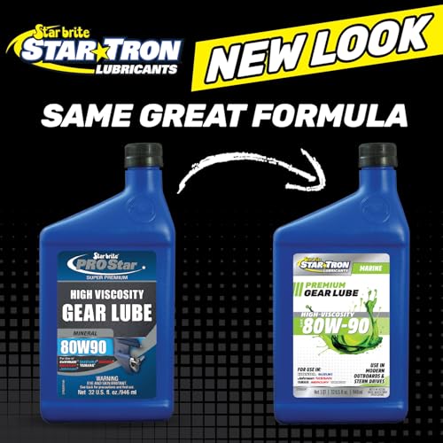 STAR BRITE Star Tron High Viscosity 80W90 Lower Unit Gear Lube - size: 32 Oz Quart, style: 80W-90W Mineral