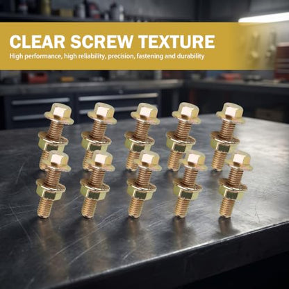 10PCS Exhaust Manifold Bolts for Most Cars Modification Retainer