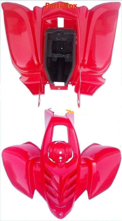 30" wide Plastic Body for Baja 90cc Hensim HS150cc Roketa 150cc Yamoto 110cc Taotao 250E Hensim Red Cat 150cc (Red) - color: Red