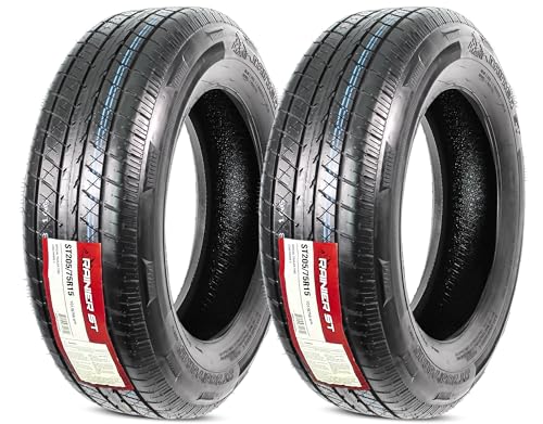 eCustomrim 2-Pack ST205/75R15 DEEP TREAD Radial Trailer Tire Load Range D