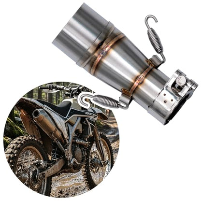 Motorcycle Exhaust Slip-On, Compatible with Ninja 250/300/Z250/Z300 (2008-2017), Stainless Steel Muffler Pipe, High Performance Aftermarket Replacement - size: 2008-2017