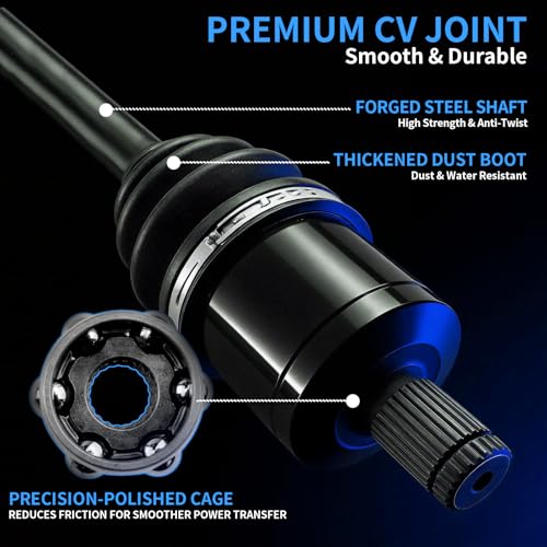 2PCS Rear Left & Right CV Axle Shaft Assembly, Premium CV Joint - color: Rear Left & Right, size: 2 PCS Axles
