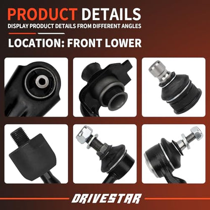 Front Suspension kit Lower Control Arm, 12PCS - size: CAK1323
