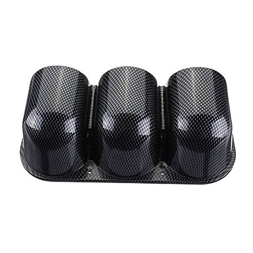 ESUPPORT Carbon Fiber 2" 52mm Heavy Duty Universal Three Hole Dash - color: Triple Hole