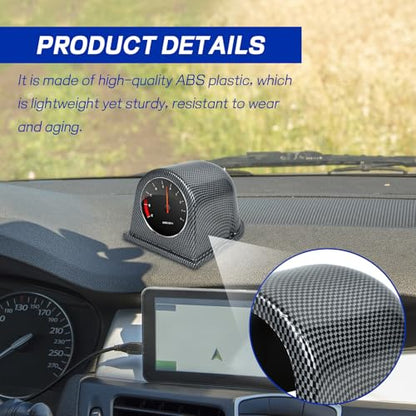 wuyaoyao Universal 2" 52mm Single Hole Dash Gauge Pod Holder, Carbon Fiber - color: Carbon Fiber, size: 1-Hole