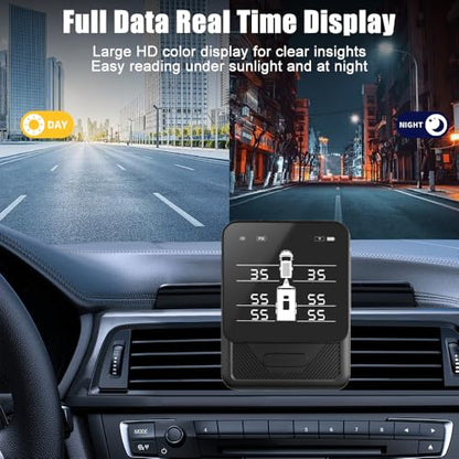 RV Tire Pressure Monitoring System TPMS with 6 Sensors - size: 6 Sensors