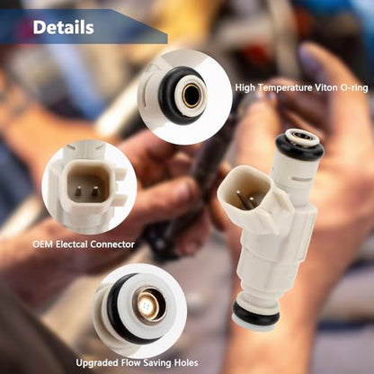 Set of 4 Fuel Injectors FJ499 Compatible with Chrysler Dodge - color: Set of 4, size: FJ499