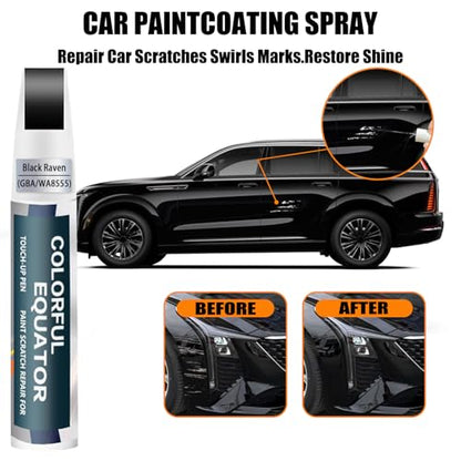 (Black Raven GBA/WA8555) Touch up Paint for Tesla/Cadillac - color: Black Raven(GBA/WA8555) for 2025 ESCALADE/2024 ESCALADE/2025 XT4/2024 XT4/2025 XT5/2024 XT5/2024 XT6/2025 CT5/2024 CT5/2025 CT4/2024 CT4